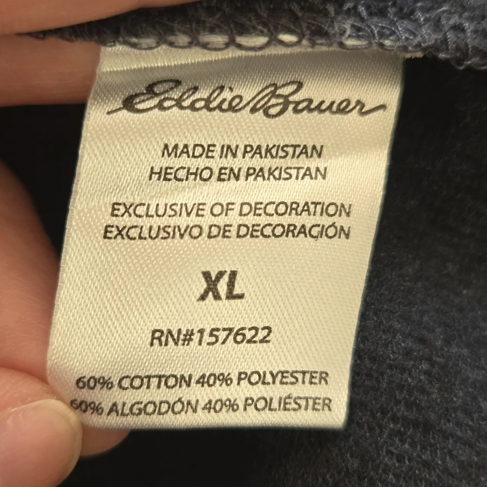 Eddie Bauer Navy Men's Casual Lounge Shorts Size XL